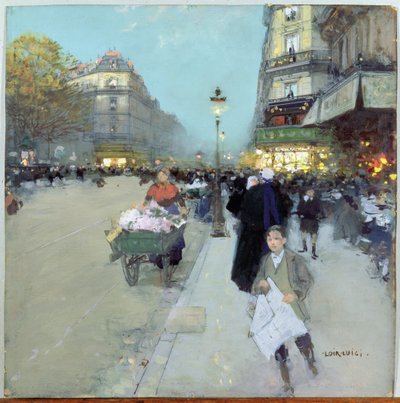 Paisagem urbana de Luigi Loir